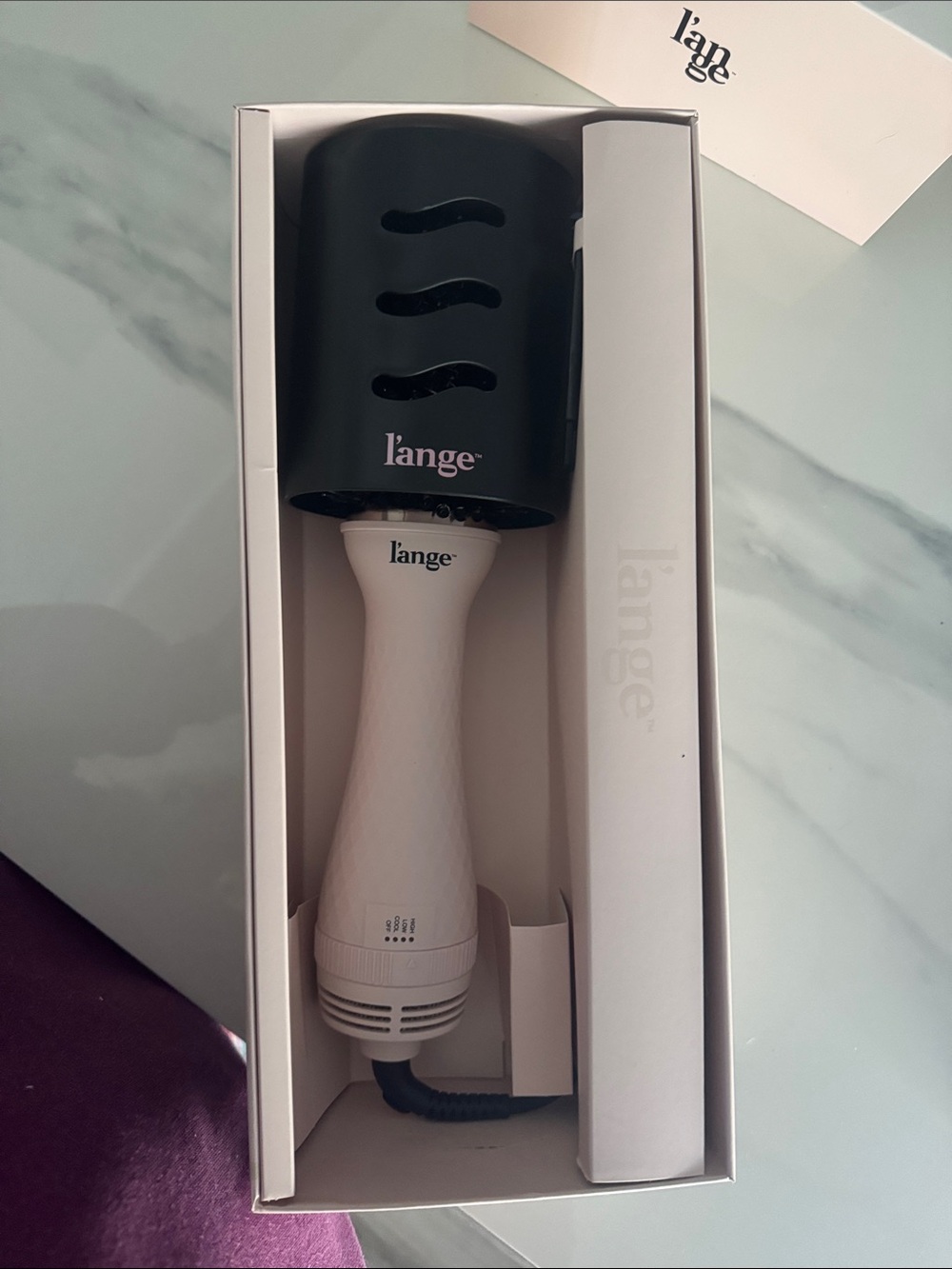 Lange Pink and Rose Gold Volumizing Brush Dryer